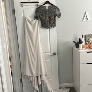 COPY - Tarek ediz 2 piece evening gown